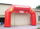 Red Custom Arch PVC Bạt, In ấn Logo Arch Race