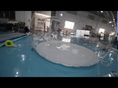 Lều cắm trại bong bóng bơm hơi phòng đôi màu trắng bằng vật liệu bạt PVC