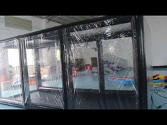 Lều nhà để xe không khí hàn màu đen