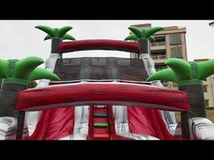 PVC Tarpaulin chống đâm slide nước bơm với hồ bơi