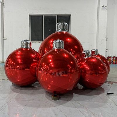 quality Giant Xmas Bầu cầu Giáng sinh bơm lên đồ trang trí Quả bóng gương treo đồ trang trí hiệu ứng gương factory
